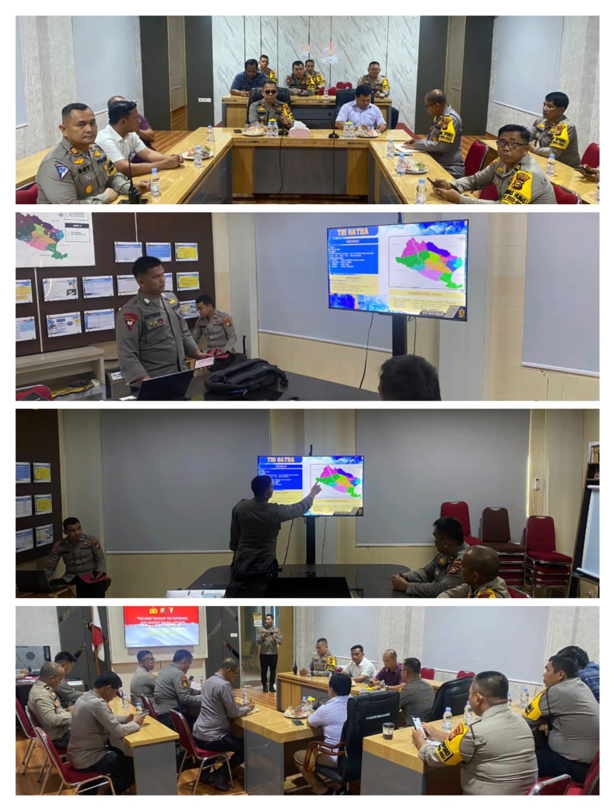 Tim Supervisi Operasi Mantap Brata 2023 2024 Polda Riau Laksanakan Supervisi di Polres Kuansing